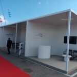 Μεταλλικός σκελετός αλουμινίου για εκθεσιακό περίπτερο